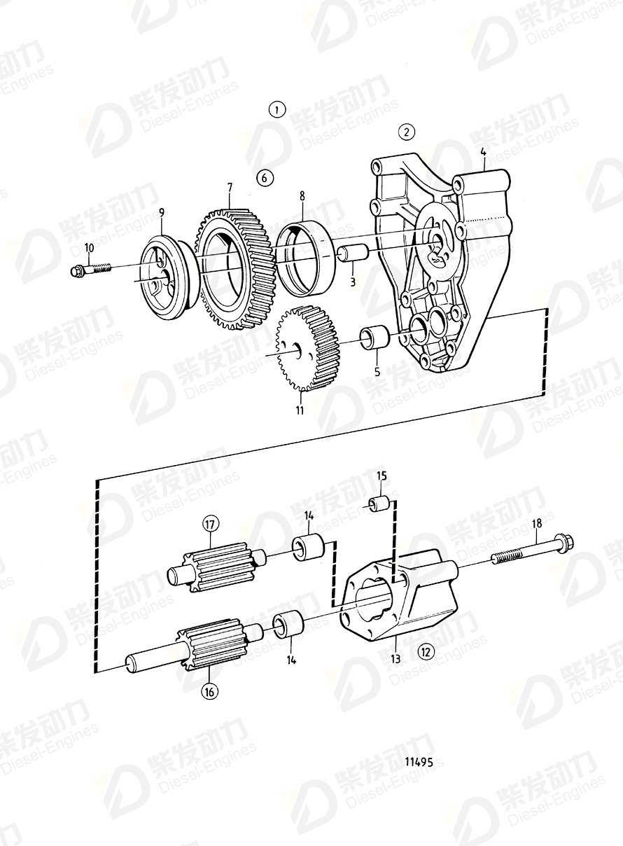 volvo penta Overhaul kit 276151 Drawing volvo penta Overhaul kit 276151 Drawing